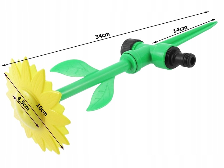 ZRASZACZ OGRODOWY SŁONECZNIK PODLEWAK OGRODOWY DO PODLEWANIA OGRODU Kod producenta 019511