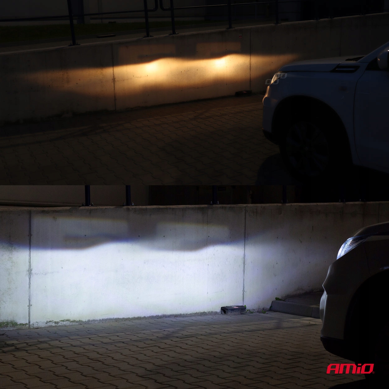 Żarówki samochodowe LED seria BF H7 6000K Canbus AMIO-02242 Trwałość 30000 h