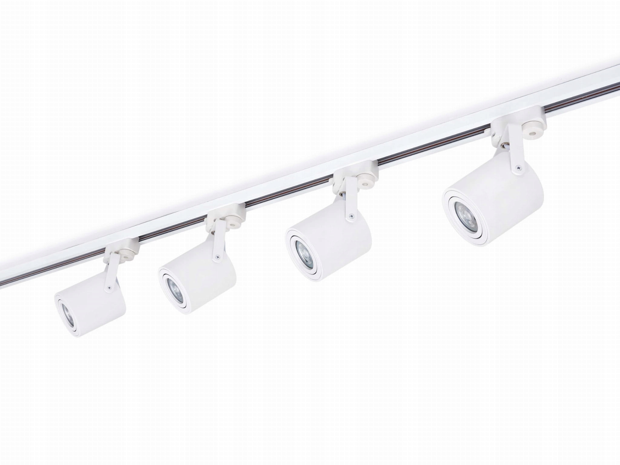 Sada Led kolejnicová lampa GU10 x4 kabel 2 m