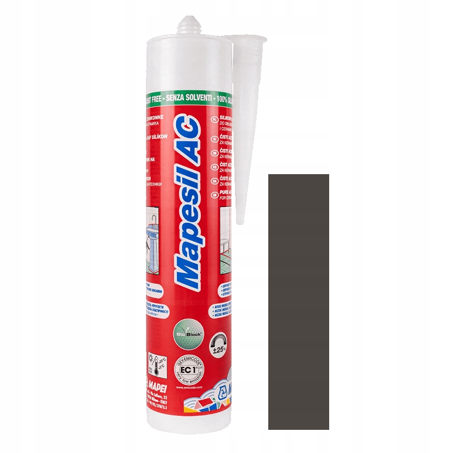 

Silikon Mapei Mapesil Ac 310ml 120 Czarny