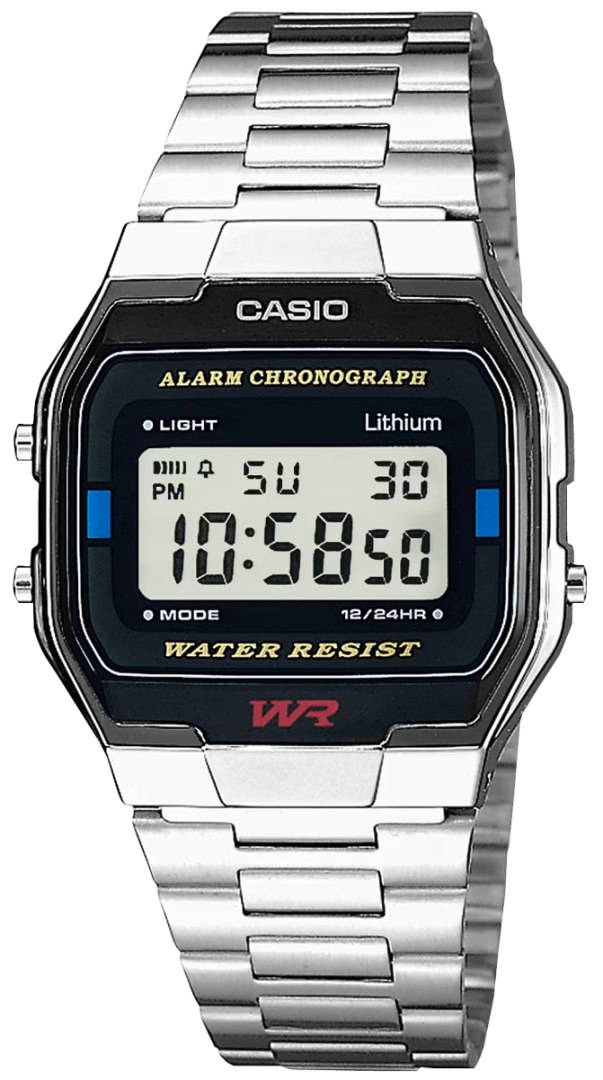 Hodinky Casio A163WA-1QES Unisex Box