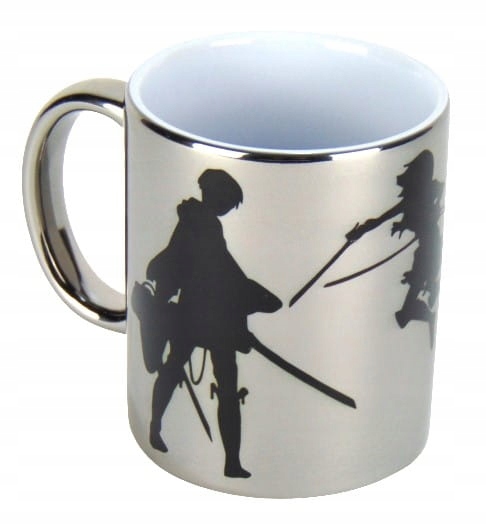 

Shingeki no Kyojin kubek metaliczny srebrny