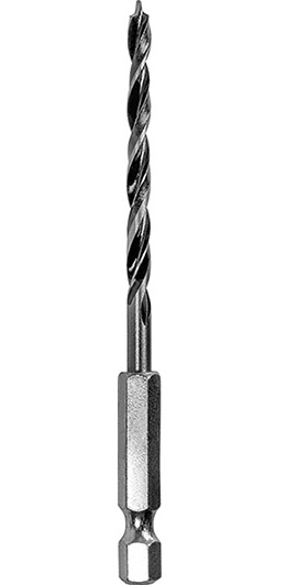 

Wiertło drewno 5 mm z uchwytem Hex