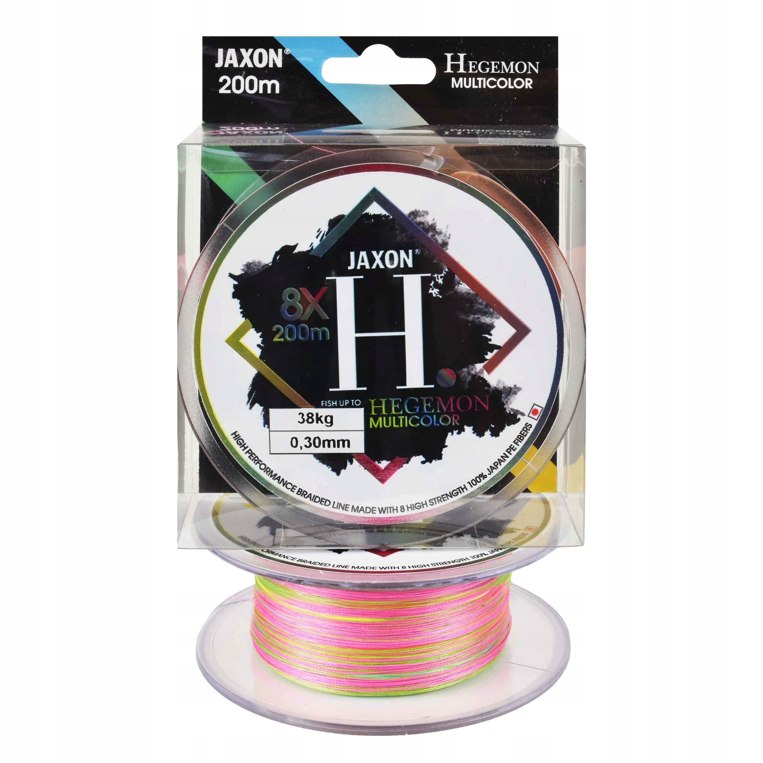Plecionka morska Hegemon 8X Multicolor 0.30mm 200m 38kg 1szt.