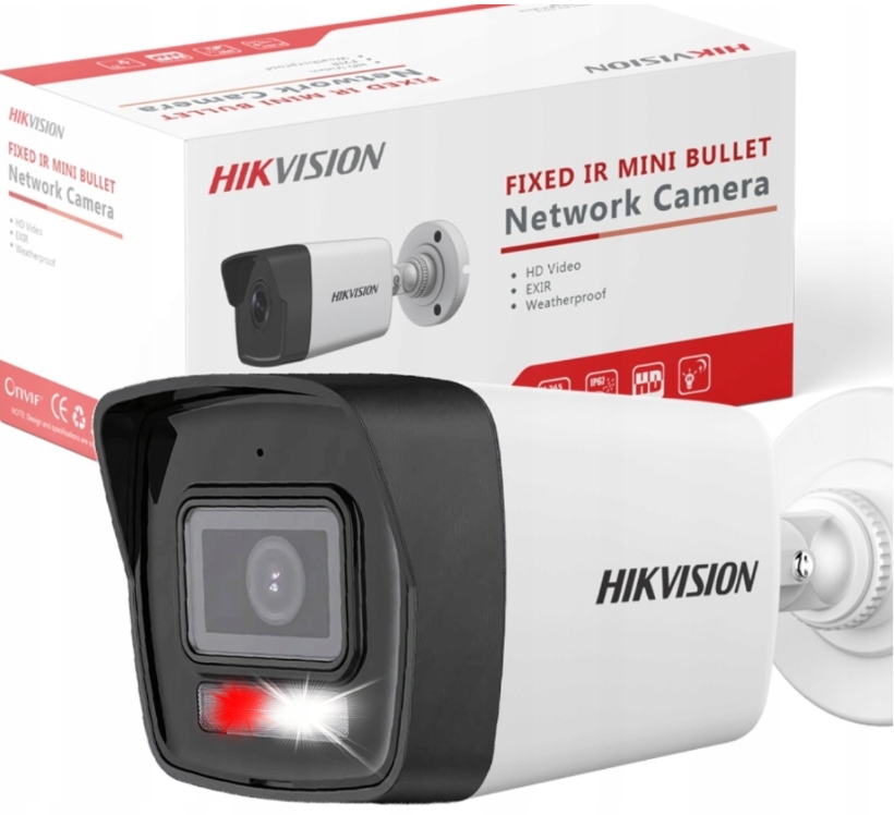 Ip PoE kamera 4MPX Široký uhol 2.8 mm Hikvision Vonkajšia DS-2CD1041G2-LIU
