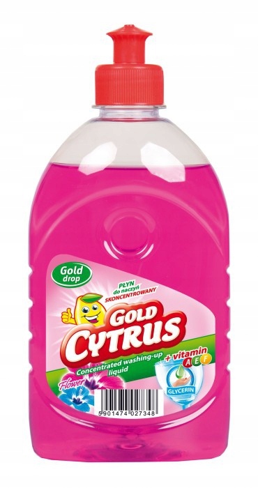 

Płyn do mycia naczyń Gold Drop Cytrus, Kwiaty 0,5l