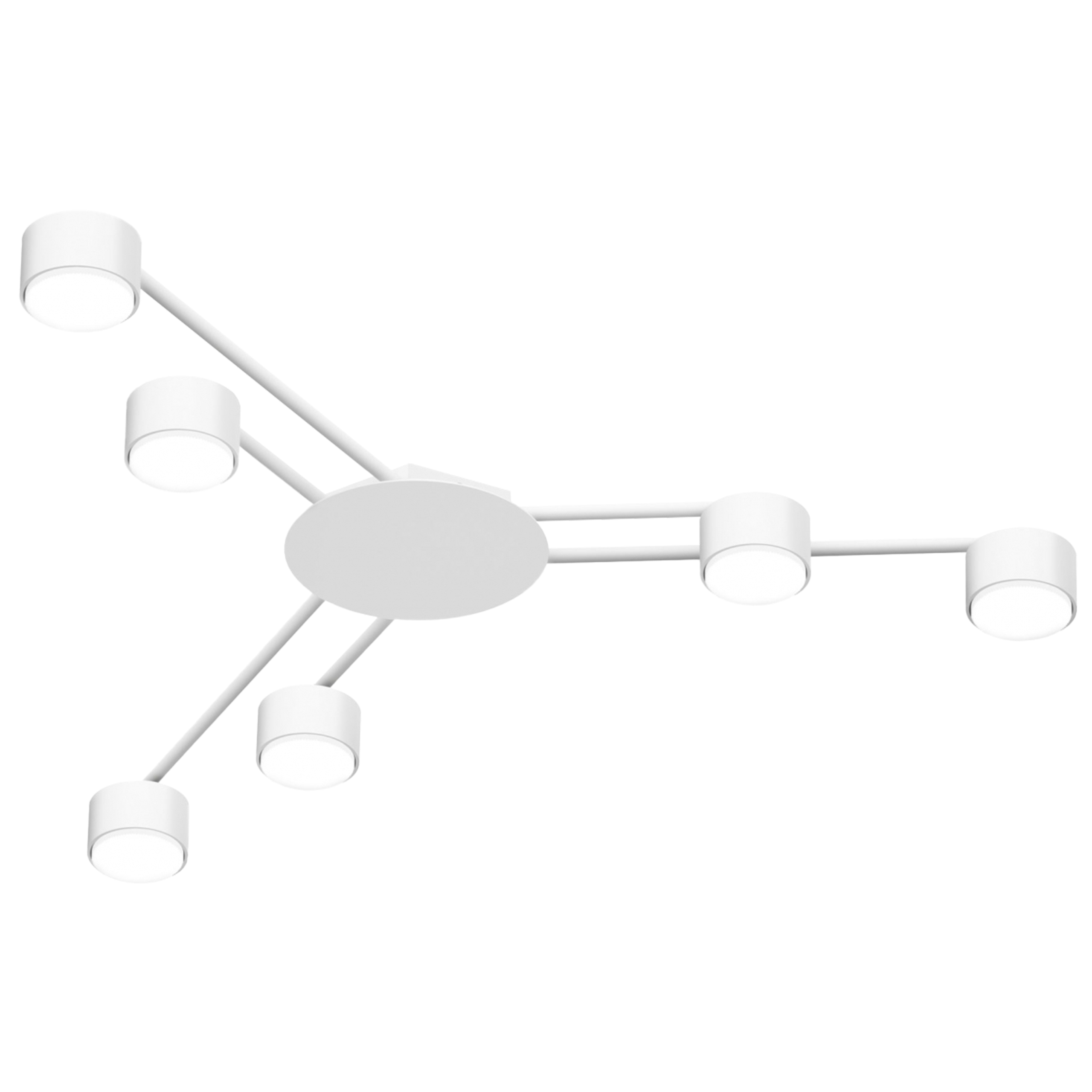 Lampa Sufitowa Oprawa Halogenowa Led 6X GX53 Spot Ruchoma Kinkiet Reflektor