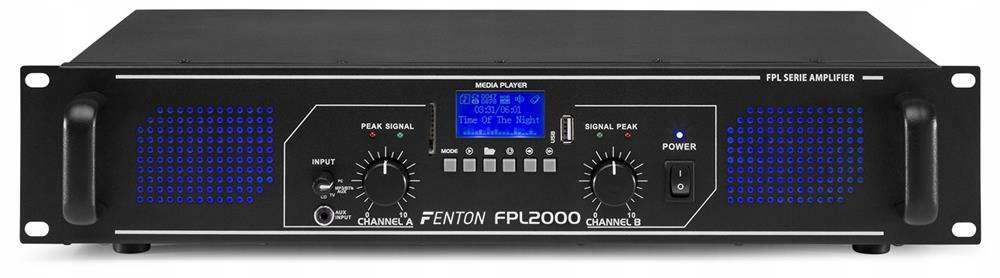 Wzmacniacz dla DJa 4000W BT USB SD LED EQ Fenton Marka Fenton