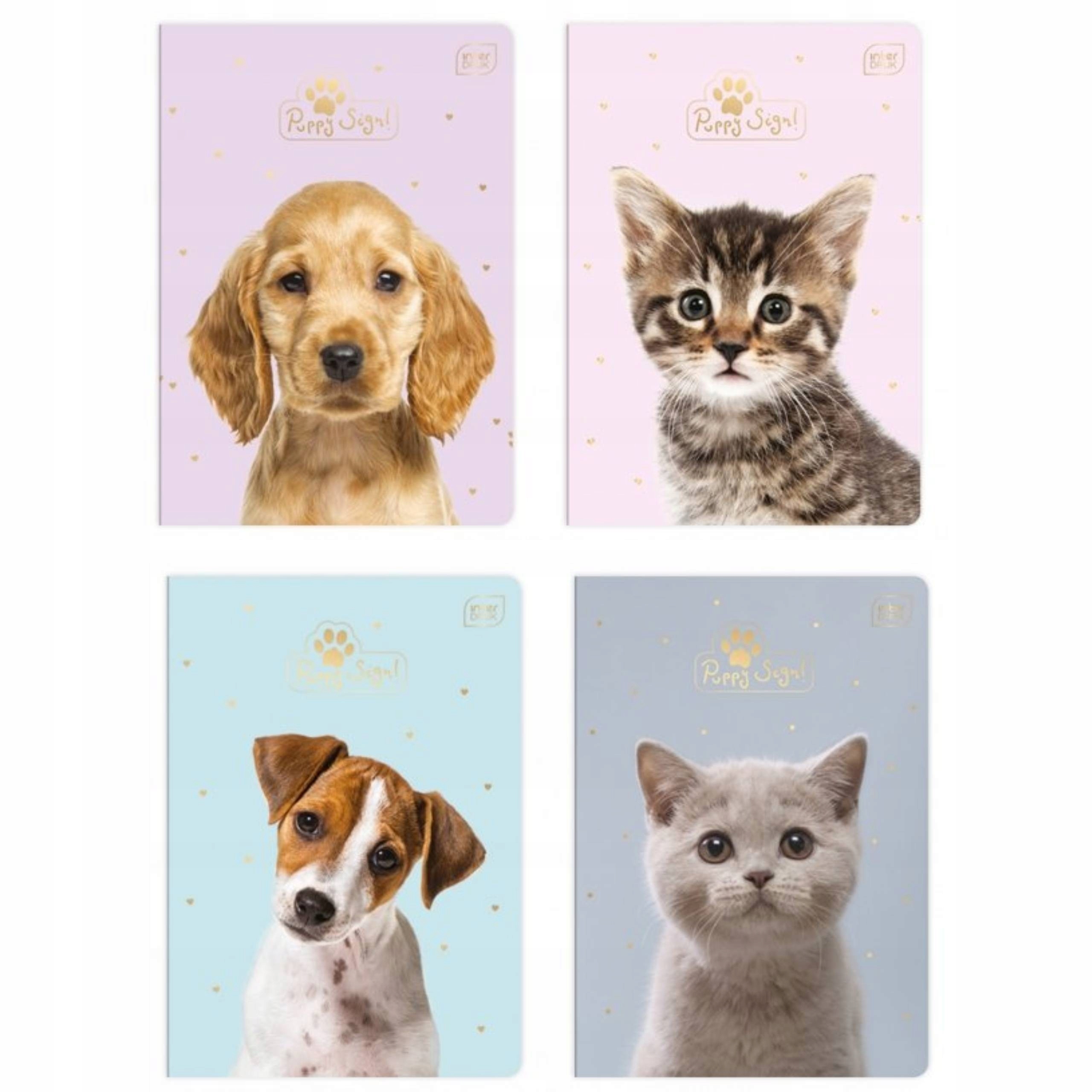 

Interdruk Zeszyt A5 16 kartek kratka Puppy Sign