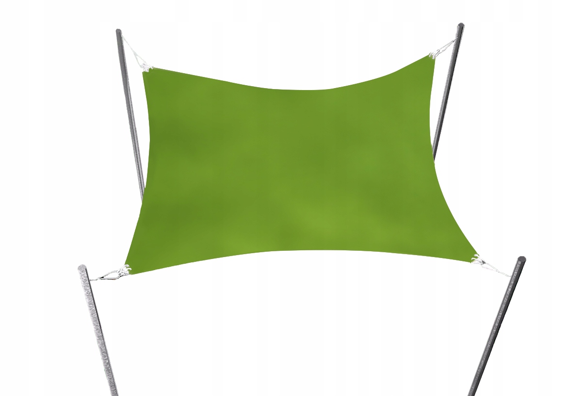Vodotěsná Sluneční Plachta Do Zahrady Na Terasu Premium Zelená 4x4