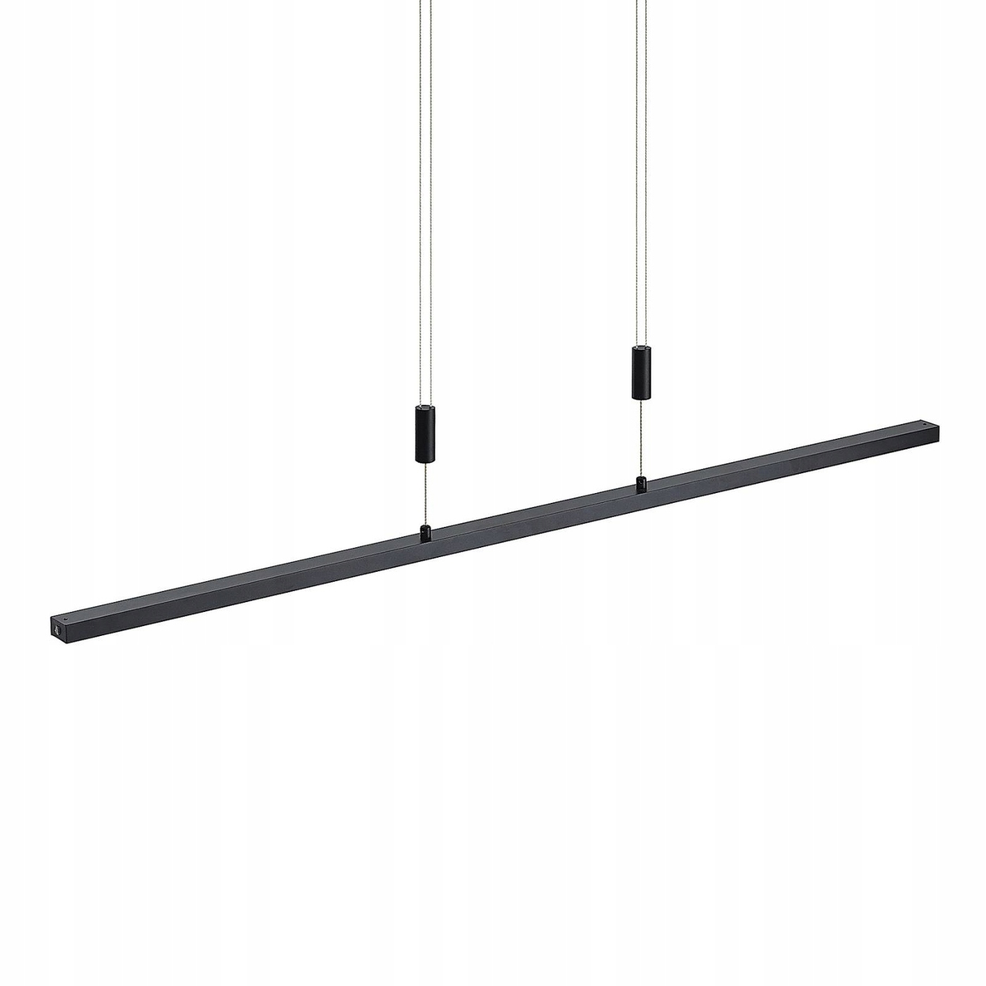 Lampa wisząca Led Arneja marki Lindby, czarna, Cct, z regulacją wysokości