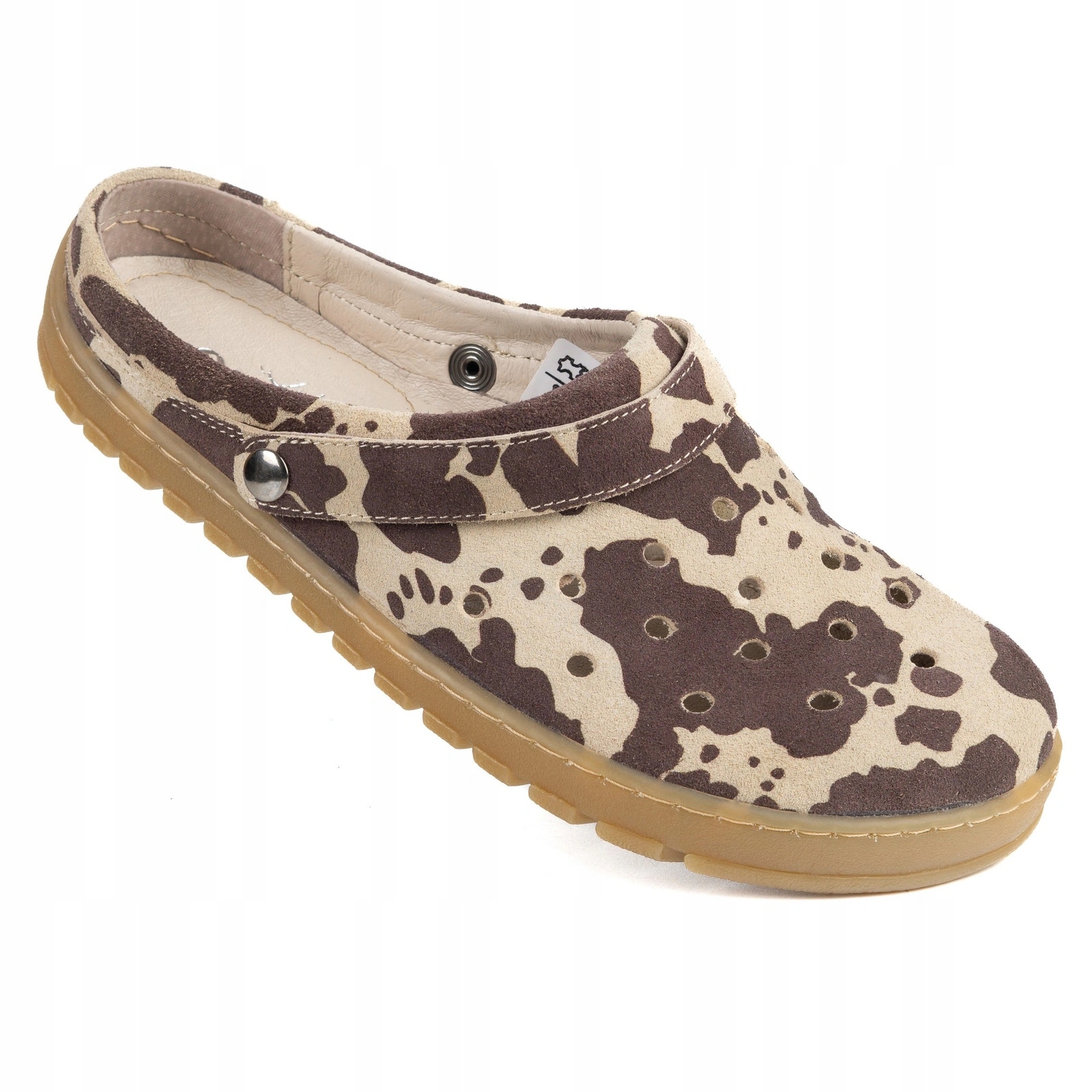 Dámské barefootové boty Olivier Noma kožené kozačky s kravskými záplatami 37