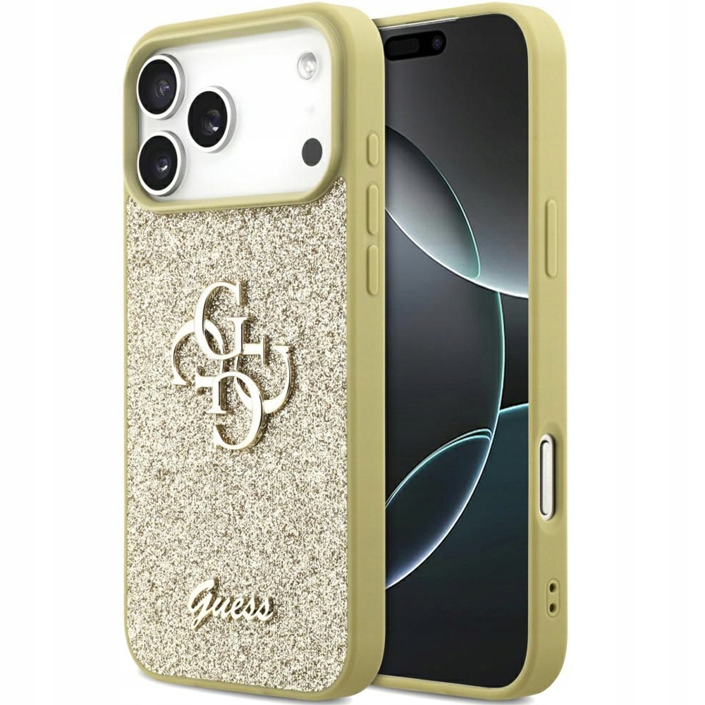 Pouzdro Guess pro iPhone 17 Pro Max, módní, ochranné, lehké, třpytivé, pevné