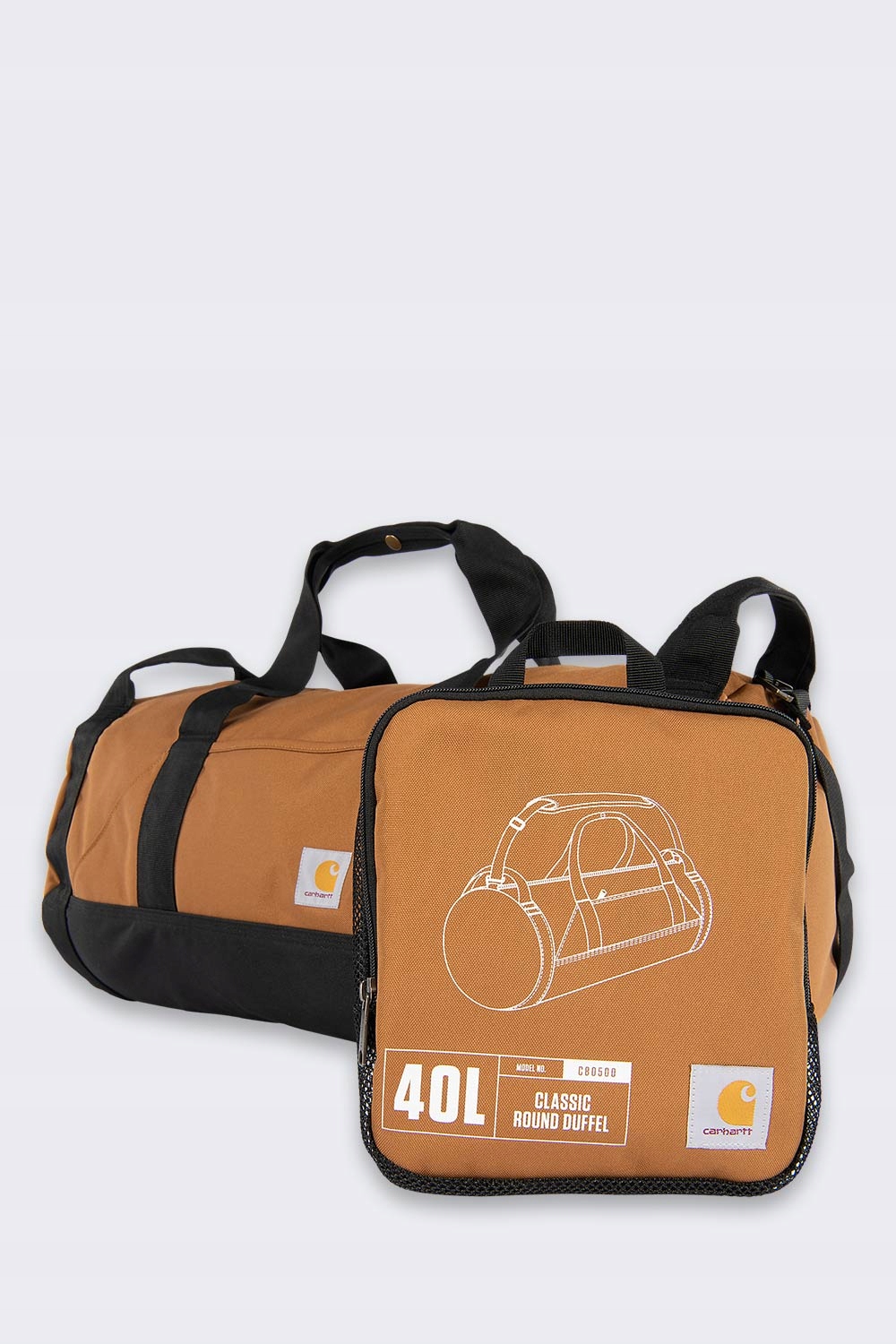 Sportovní taška Carhartt Classic Duffel 40 L Brown