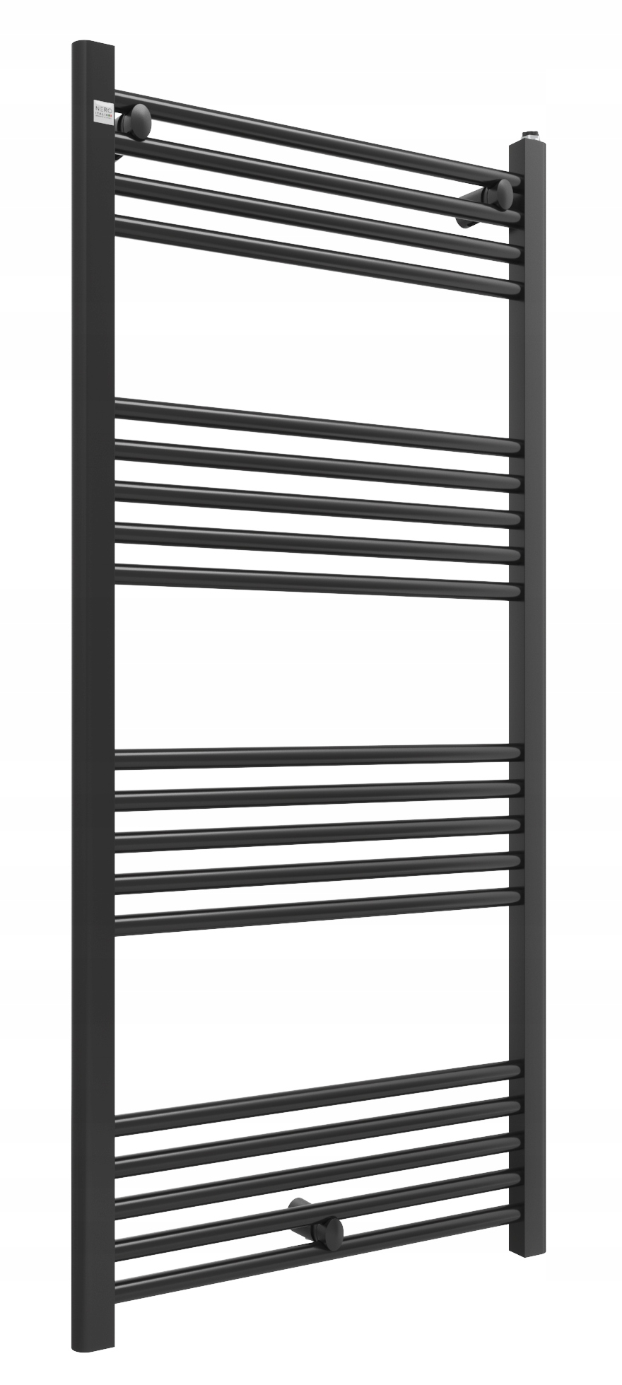 Kúpeľňový Ohrievač Čierny 60/130 cm Kaloryfer Moderný Púder