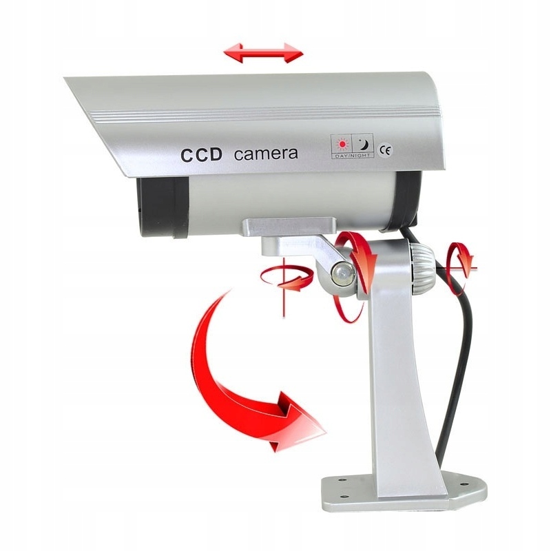 ATRAPA KAMERA IR LED ZEWNĘTRZNA NOCNA Z DIODĄ MONITORING PRZEMYSŁOWY Informacje dodatkowe wbudowana lampa