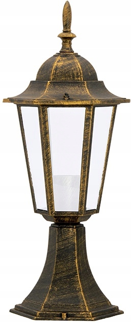 

Lampa Ogrodowa Stojąca Latarnia 42cm E27 Patyna