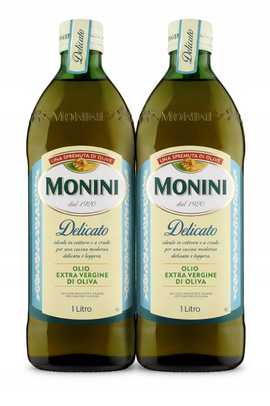 Levně Monini Delicato Extra panenský olivový olej 1L Set 2 Lahví