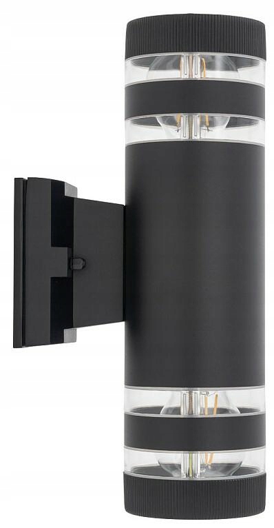 Venkovní nástěnné svítidlo Sierra Černé 2xE27 IP54 Závěsná lampa Na Terasu Zahrada