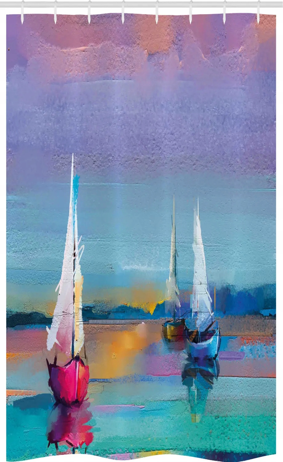 

Nowoczesna łódź Zasłona prysznicowa 120x180cm