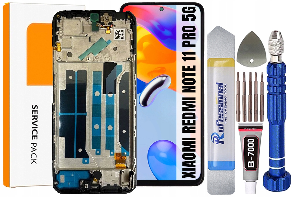 Displej Pro Xiaomi Redmi Note 11 Pro 5G Originál Oem Obrazovka Rámeček