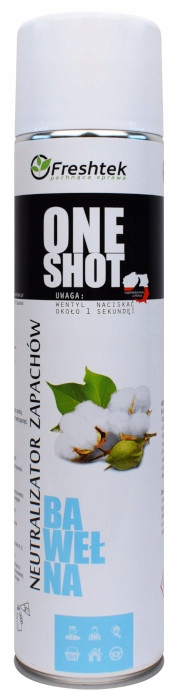 

Neutralizator Zapachów One Shot Bawełna 600ml