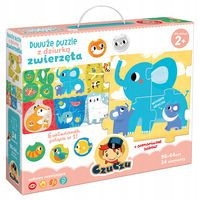 

CzuCzu Duuuże puzzle z dziurką Zwierzęta 2+