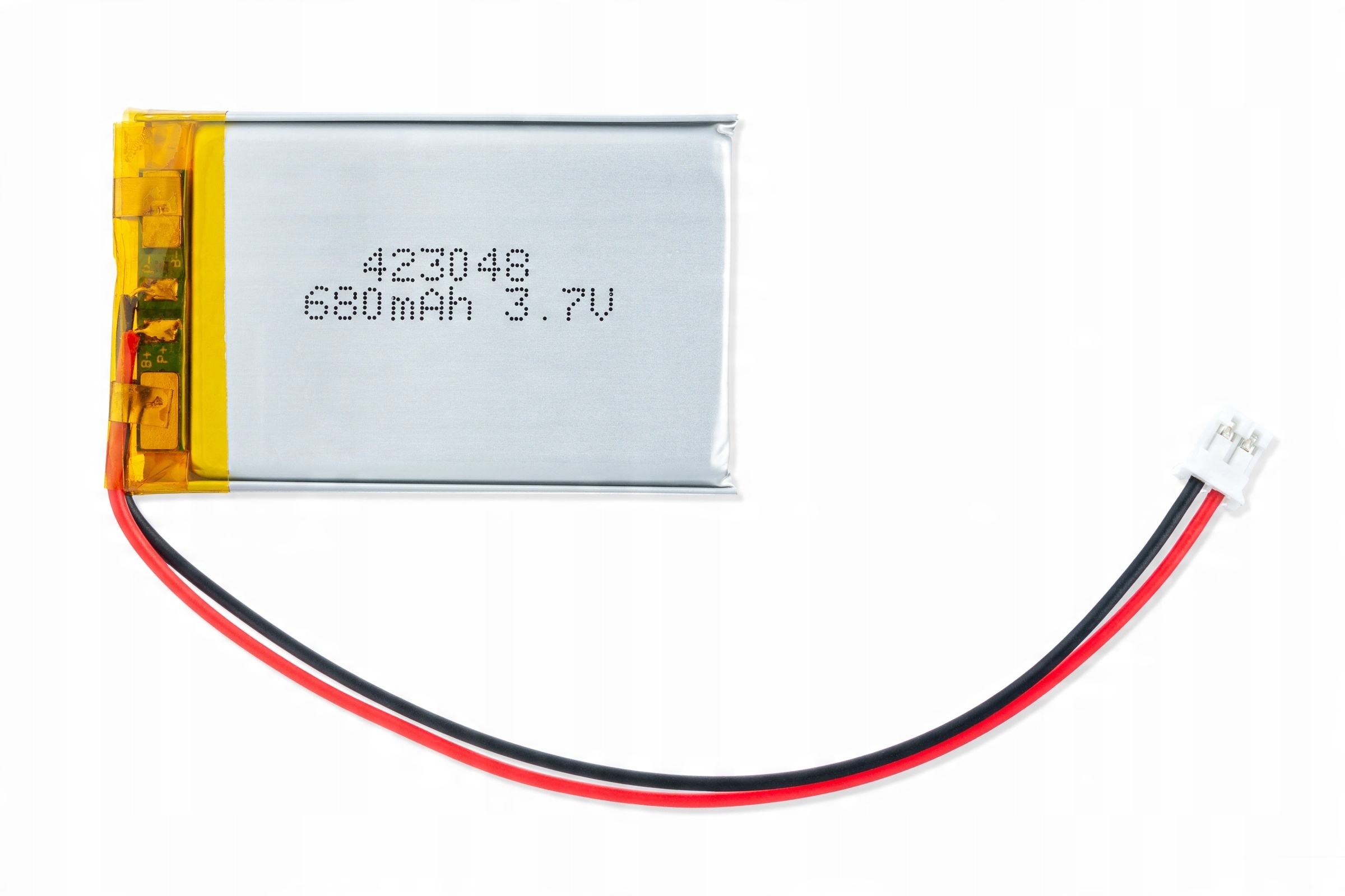 

Bateria Akumulator Li-Poly 680mAh 3.7V Jst 423048