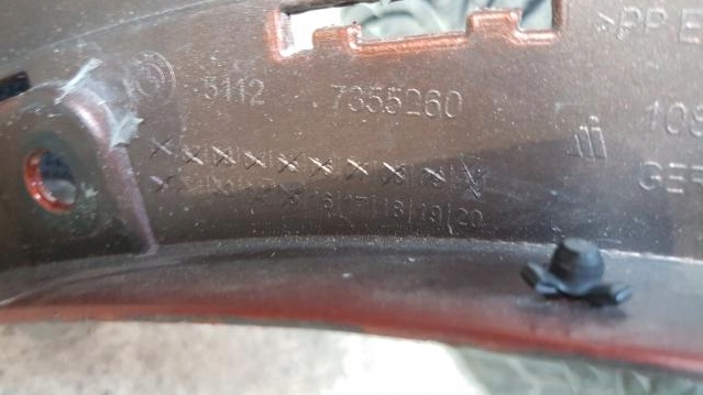 bumper rear BMW X1 F48 7355260
