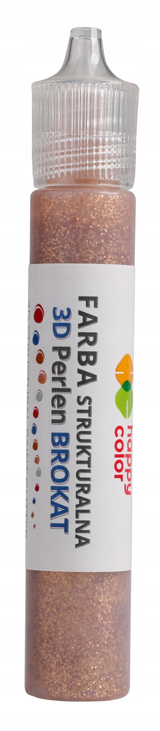

Farba strukturalna 3D HappyC brokat szampański