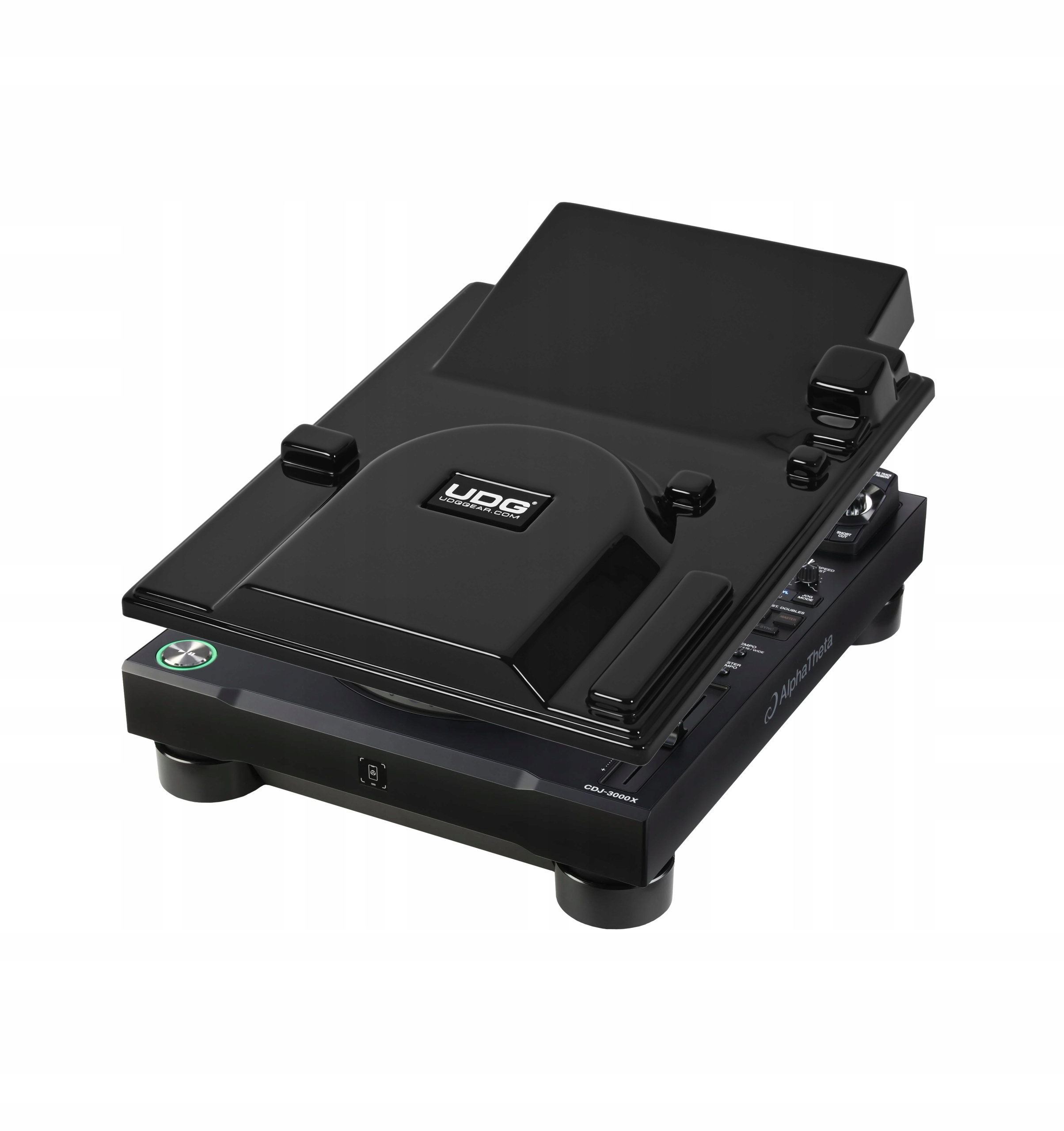 Udg Ultimate AlphaTheta CDJ-3000X Equipment Cover Black – Ochranný Kryt