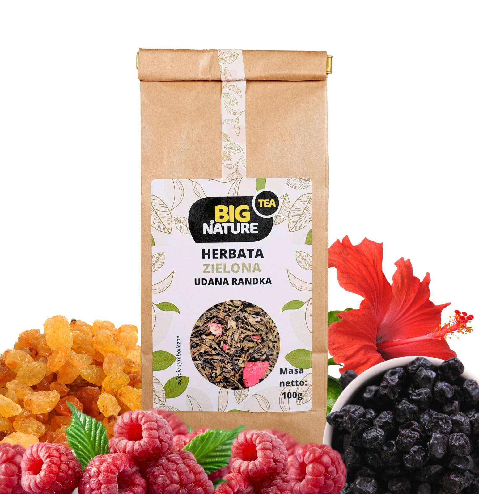Herbata zielona UDANA RANDKA 100g - BIG NATURE — 3