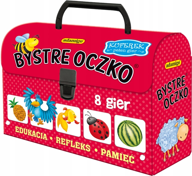 

Kuferek Gra Pamięciowa Bystre oczko Adamigo