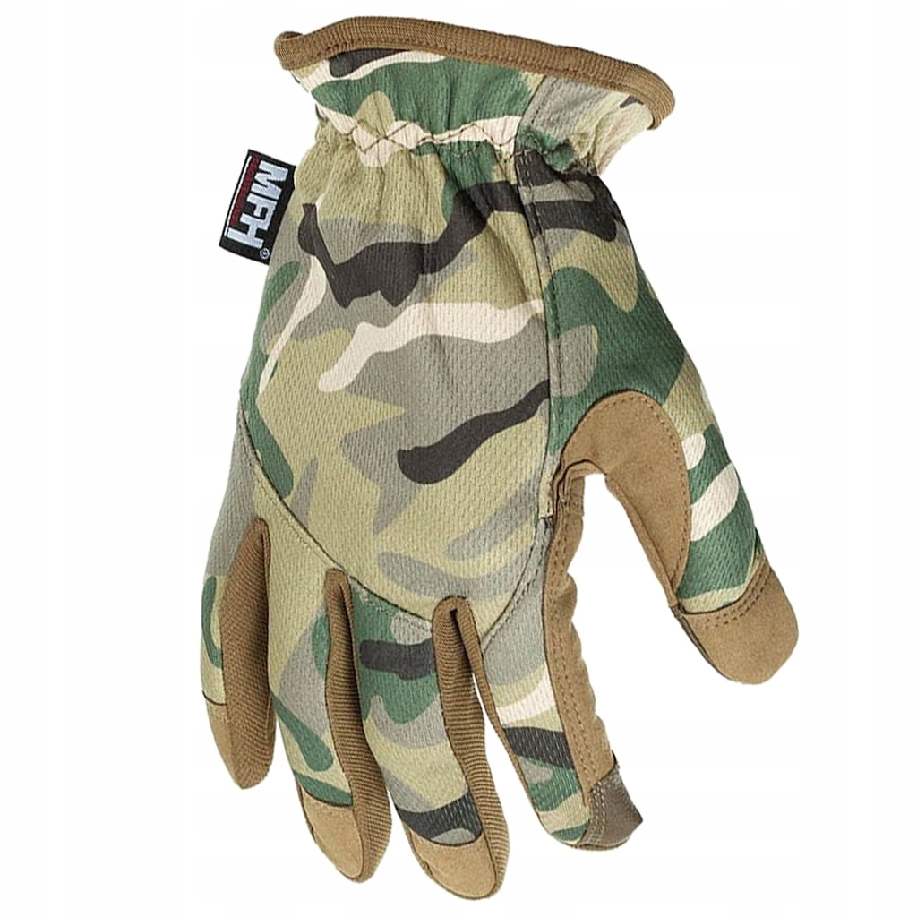 Rękawice Rękawiczki taktyczne moro Mfh Lightweight Operation-Camo L