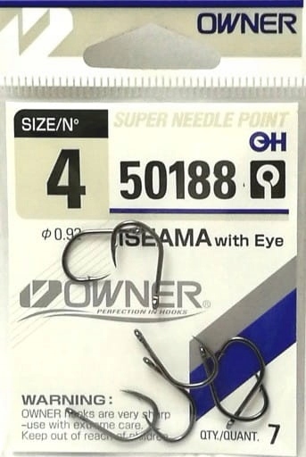 Haczyki Owner 50188 Iseama W/eye ROZ.10 SZT9
