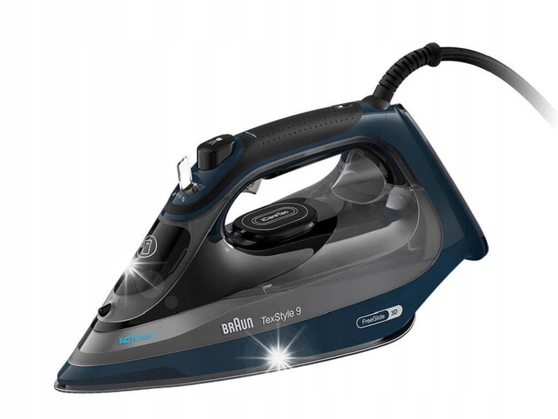 Żelazko TexStyle Mocne parowe 3200W System ActiClean iCare Turbo Pro