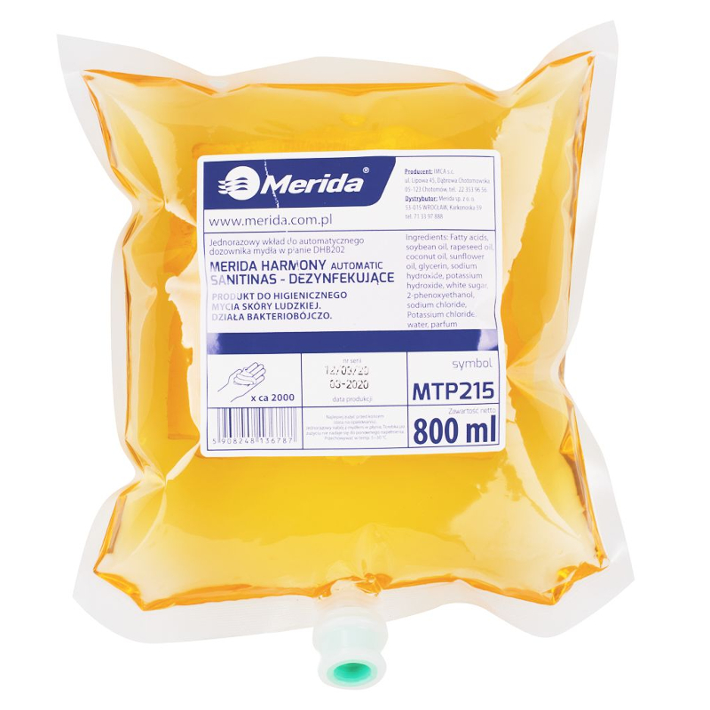 

Merida Mydło W Pianie Harmony Dezynfekujące 800 ML
