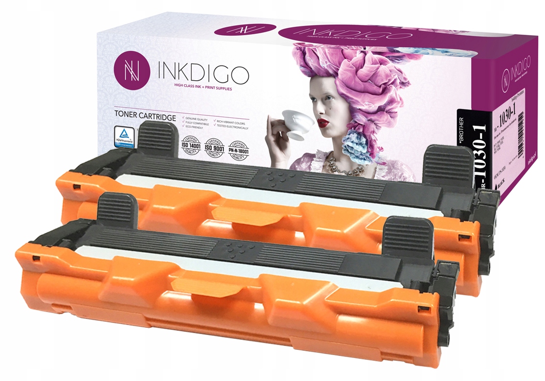 

2X Toner Inkdigo Do Brother DCP-1510 1510E 1512