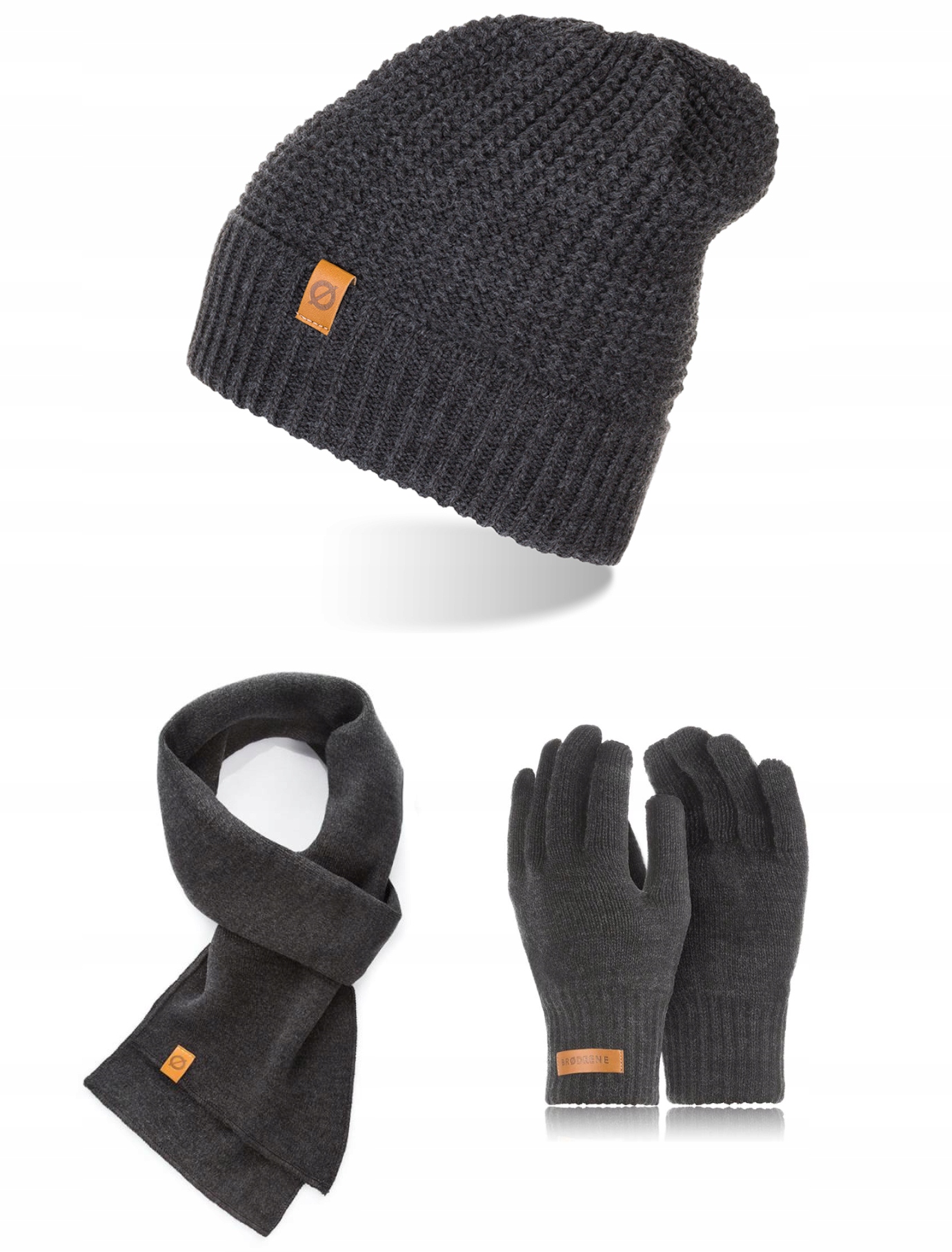 

Szary Komplet Zimowy Brodrene 3W1 Do Kurtki Zima