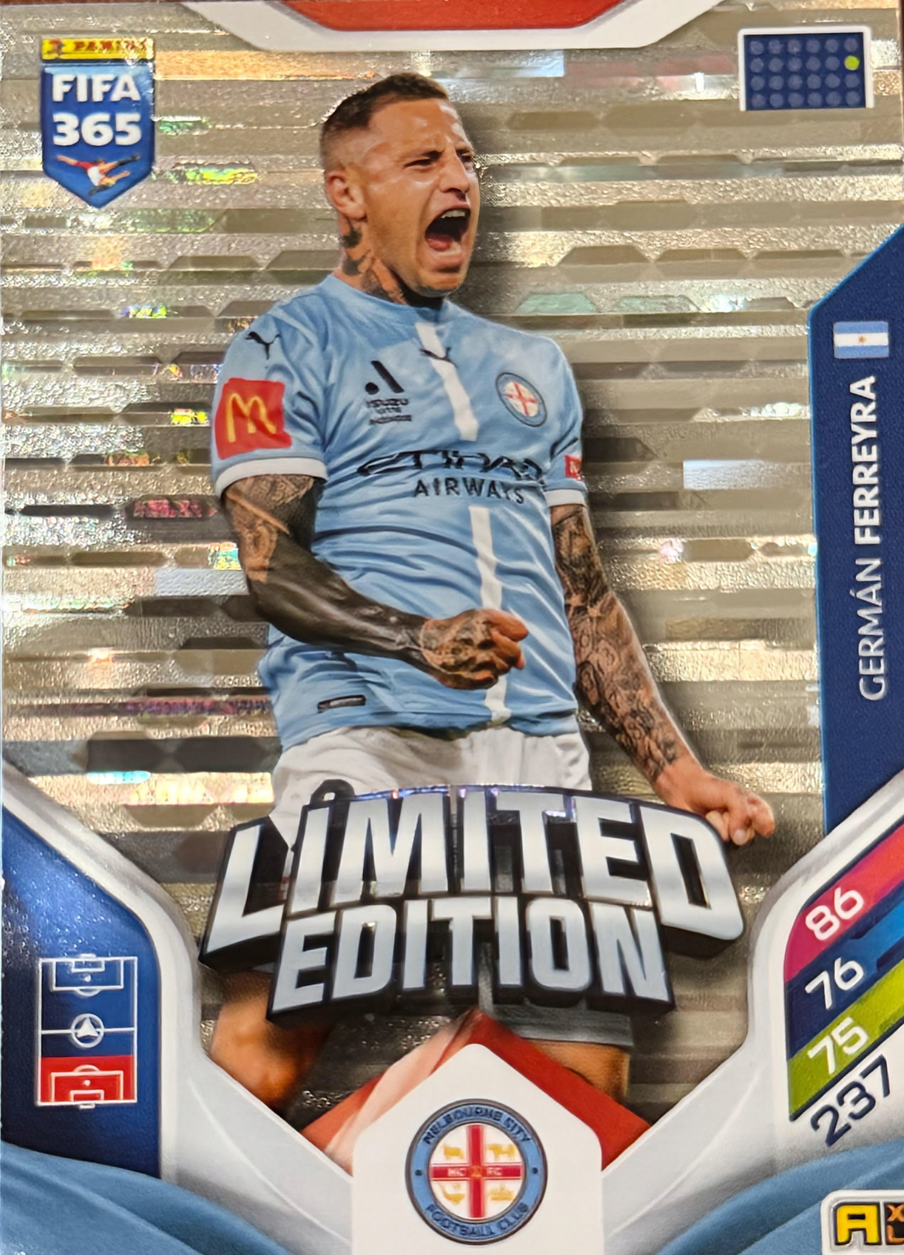 Panini Fifa 365 2026 Limited Edition German Ferreyra Melbourne City
