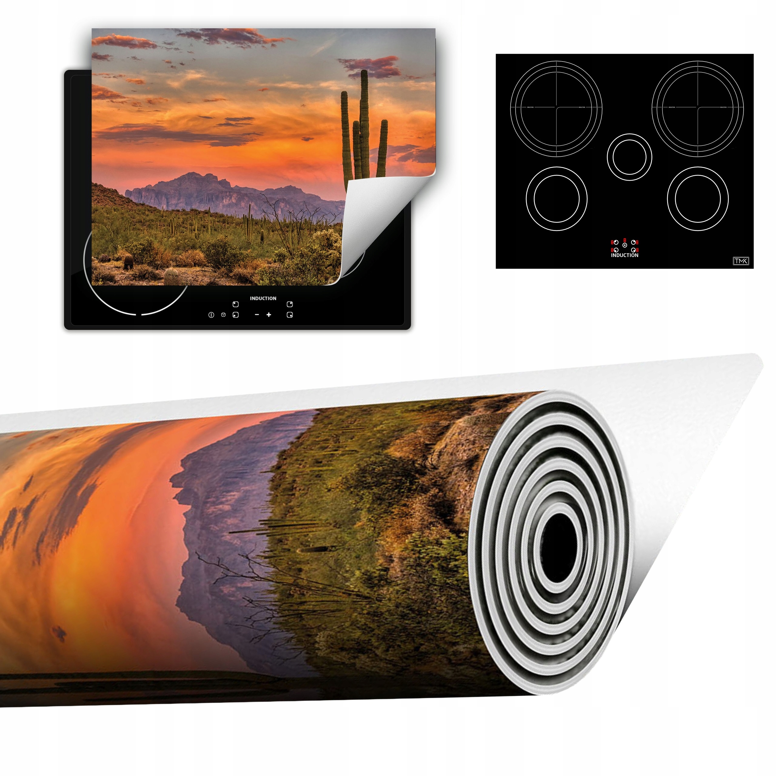 Vinylová Podložka Do Kuchyně Více Místa 70x52 Kaktusy