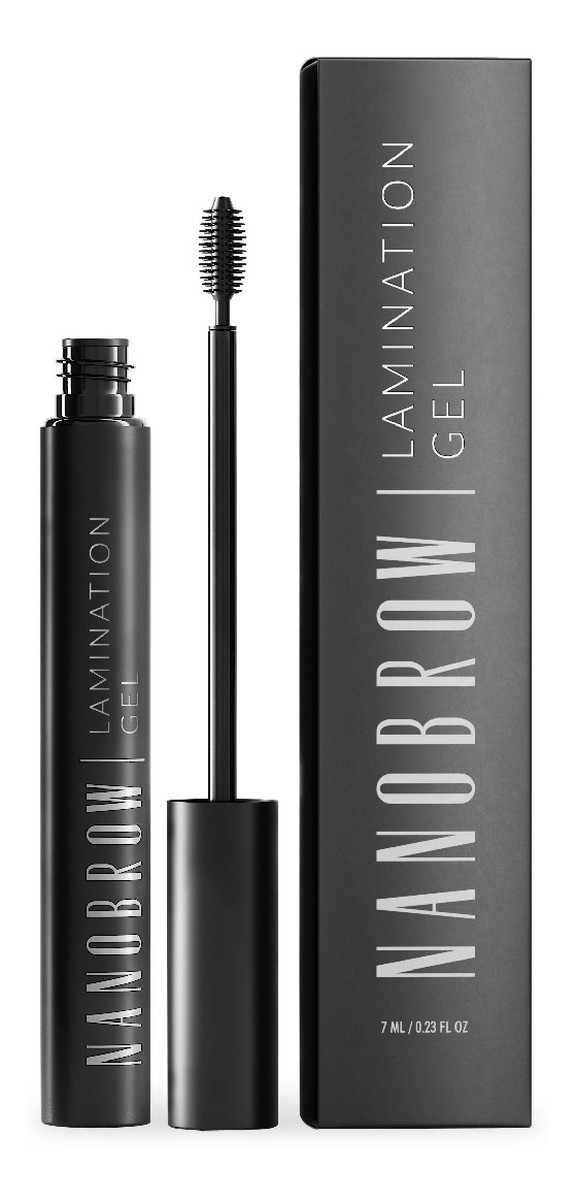 Nanobrow Lamination Gel Gel na obočí hnědý 7 ml