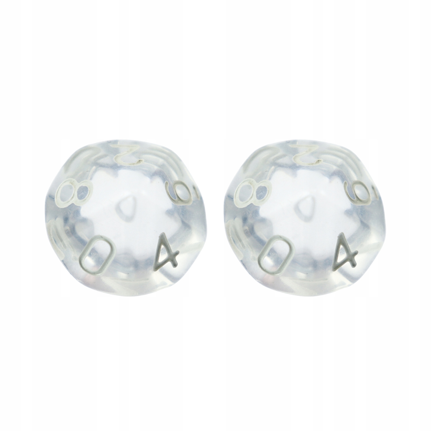 ZESTAW 2 KOSTEK K10 RPG ZAPOMNIANE RUNY KOŚĆ DZIESIĘCIOŚCIENNA 0-9