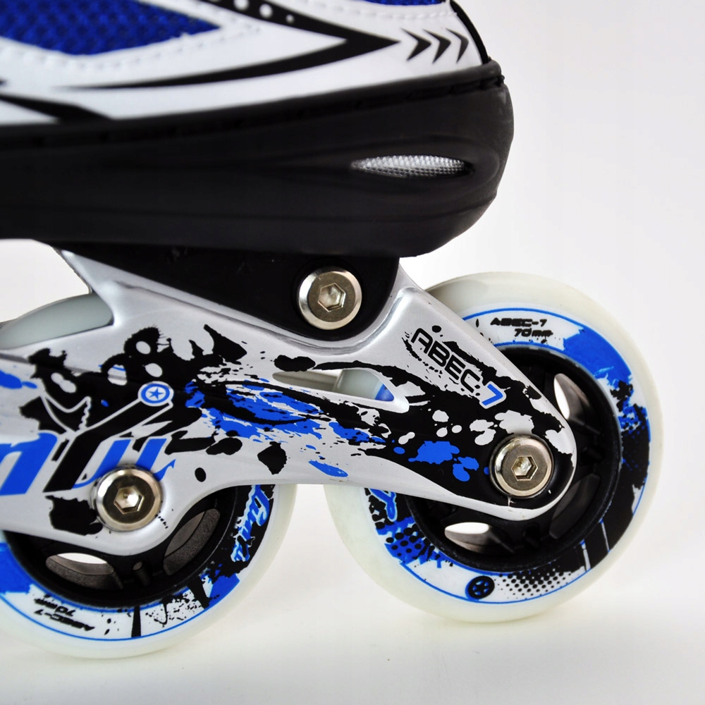 ROLKI ŁYŻWOROLKI REGULOWANE 39-42 L ABEC7 PU 80mm