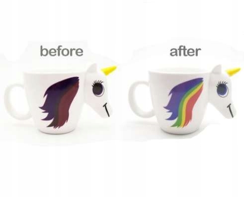 KUBEK Z JEDNOROŻCEM ZMIENIAJĄCY KOLORY MAGICZNY Kod producenta 000000