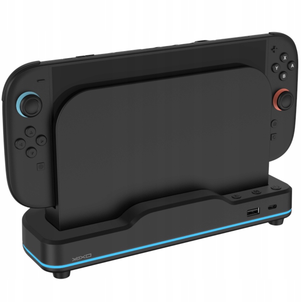 Yaxo Podstawka chłodząca do Nintendo Switch 2 stacja ładująca do NS2 Rgb
