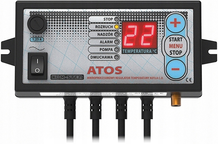 

Atos- sterownik kotła , pieca. Nadmuch Pompa. Pl