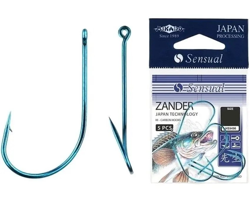 Mikado Haczyki Sandaczowe Niebieskie Sensual Zander nr2