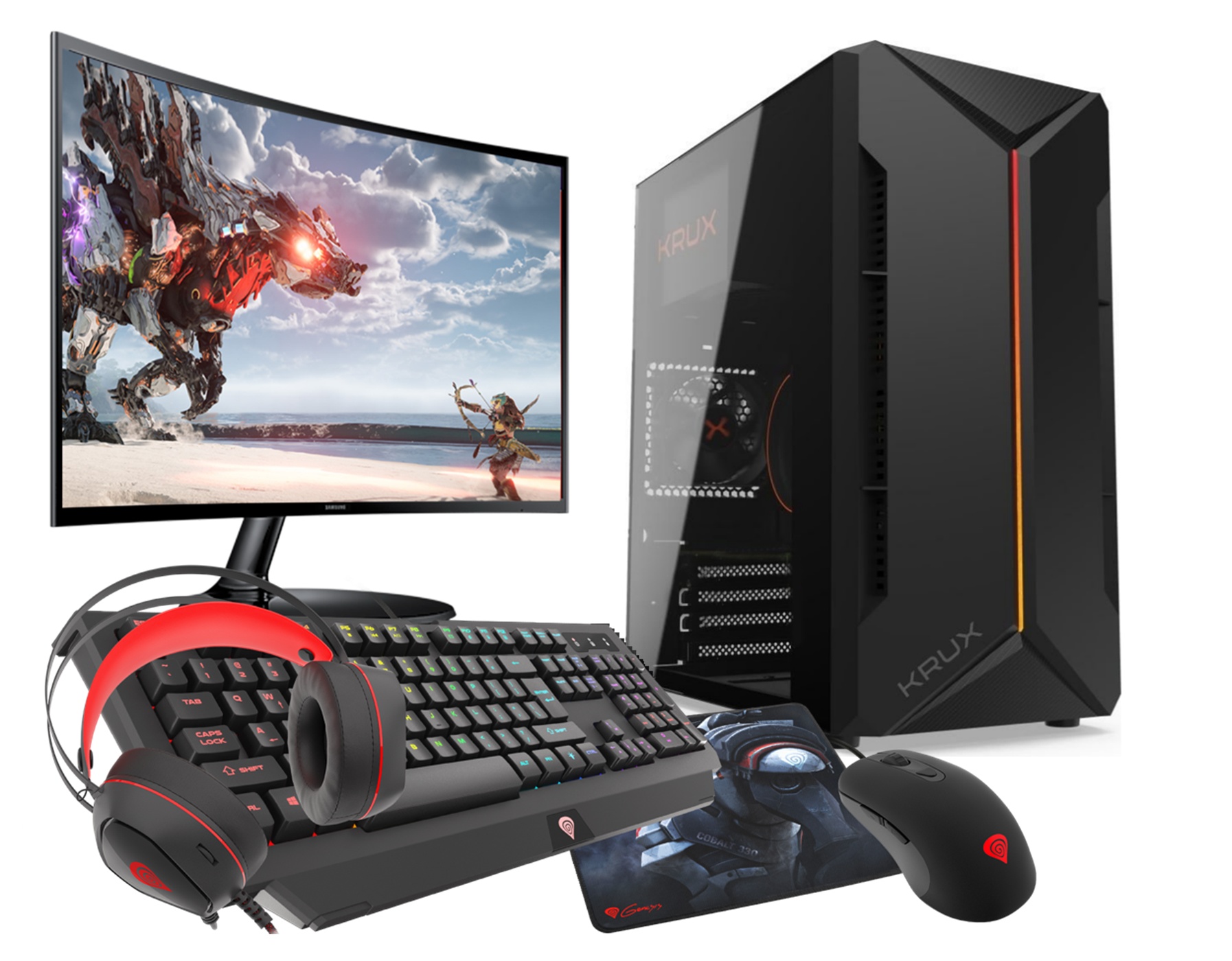 Vist Kit Rgb R5 5600GT 32GB Rx Vega Ssd 1TB Wifi Win 11 LCD 24"