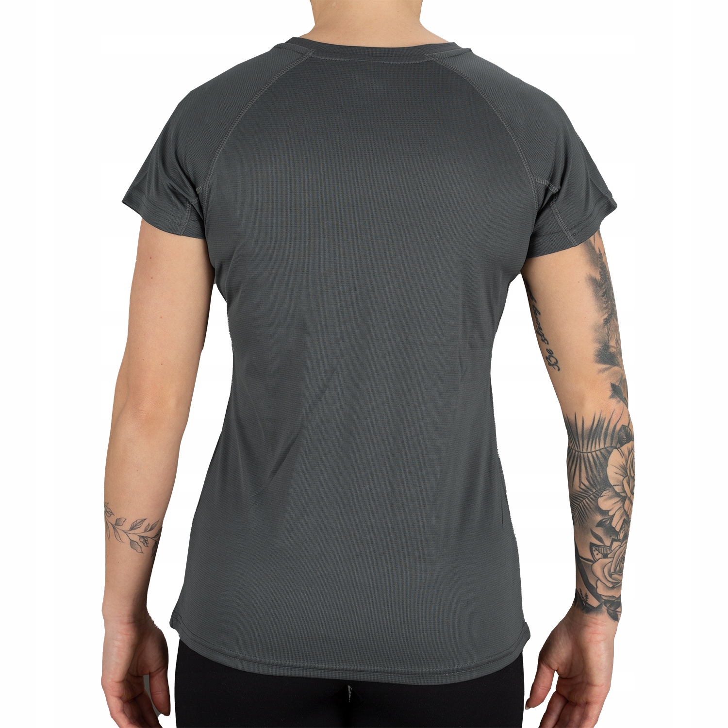 KOSZULKA DO BIEGANIA TERMOAKTYWNA sportowa damska Dekolt okrągły